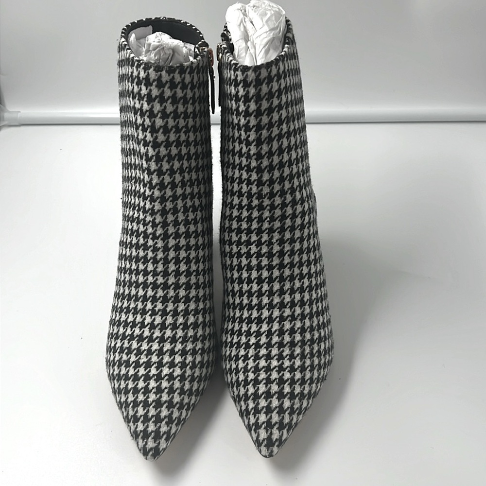 J.Crew houndstooth ankle boots